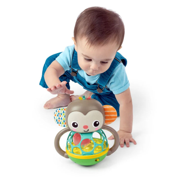 Giocattolo multisensoriale O BALL Grap & Giggle MONKEY 6M+