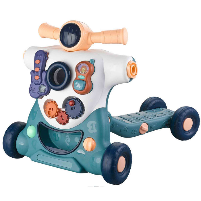 Primi Passi, Cavalcabile & Monopattino 4-in-1 ACTISTEPS BabyDan con Giochi Elettronici e Palline