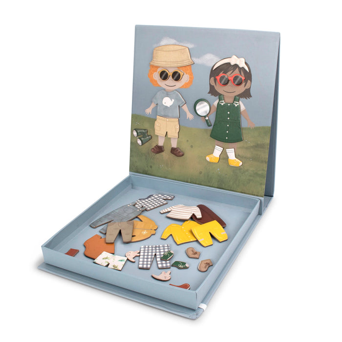 Gioco MAGNETICO Dress Up FILIBABBA con scatola regalo e trasporto