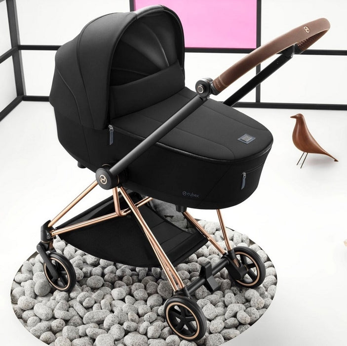 TRIO Cybex MIOS Cittadino EXTRA COMPATTO con Ovetto Reclinabile, da EXPO, Black
