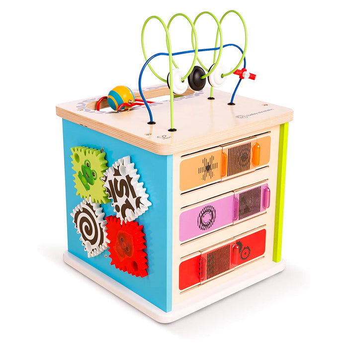 CUBO ATTIVITA' in Legno Baby EInstein Hape 30x30 cm