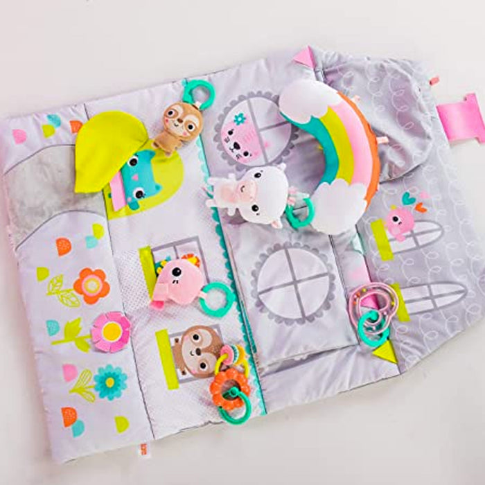 Palestrina DOLL HOUSE Activity Gym 4-in-1 con Bordi, Archi e Casetta da Appendere