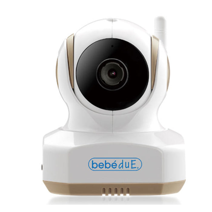 Video Monitor Wi-Fi Baby Camera BEBEDUE con zoom a colori rotante comandabile da Smartphone