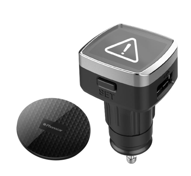PHONOCAR ANTI-ABBANDONO con dispositivo accendisigari per Auto con Sottochiave