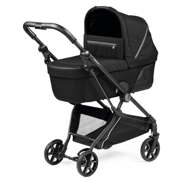 TRIO LOUNGE + Base Isofix VIVACE Peg Perego BLUE SHINE - Leggero e Compatto, Ovetto Reclinabile