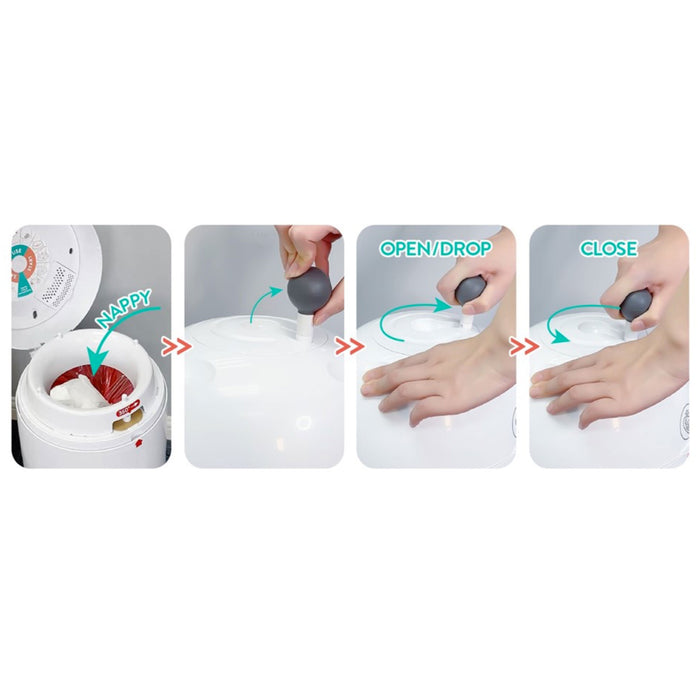 Cestino Mangia Pannolini TWIST'R NAPPY Anti-Odori con Sistema Rotativo