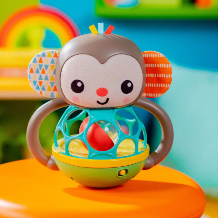Giocattolo multisensoriale O BALL Grap & Giggle MONKEY 6M+