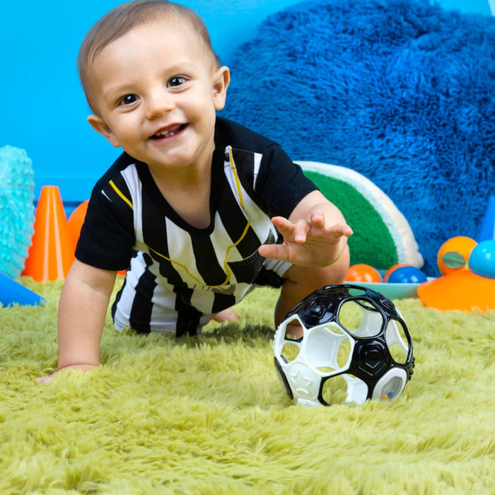 Grippin' Goals Rattle O BALL Palla da CALCIO diametro 13 cm morbida con sonagli