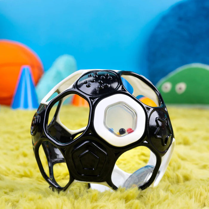 Grippin' Goals Rattle O BALL Palla da CALCIO diametro 13 cm morbida con sonagli