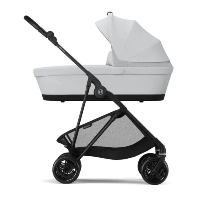 TRIO Passeggino + Navicella Cybex MELIO CARBON Fog Grey + Cloud G + SNOGGA OMAGGIO