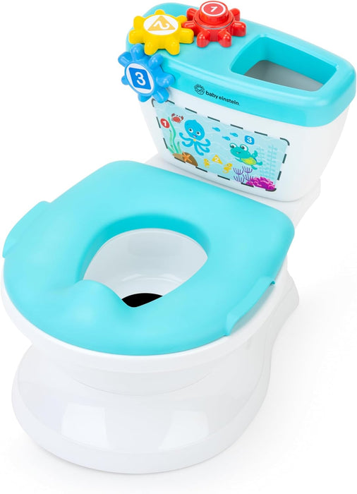 Baby Einstein Vasino Sonoro & Riduttore – WC Educativo con Suoni, Seduta Ergonomica e Contenitore Rimovibile