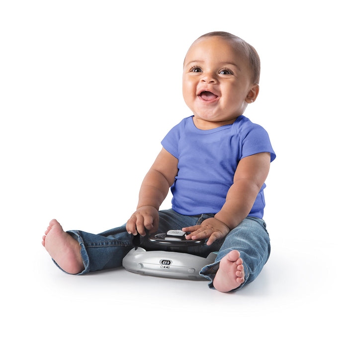 Bright Starts, Ford F-150 4 in 1 rosso, centro attività e girello per bambini con volante rimovibile, neonato, unisex, dai 6 mesi in su