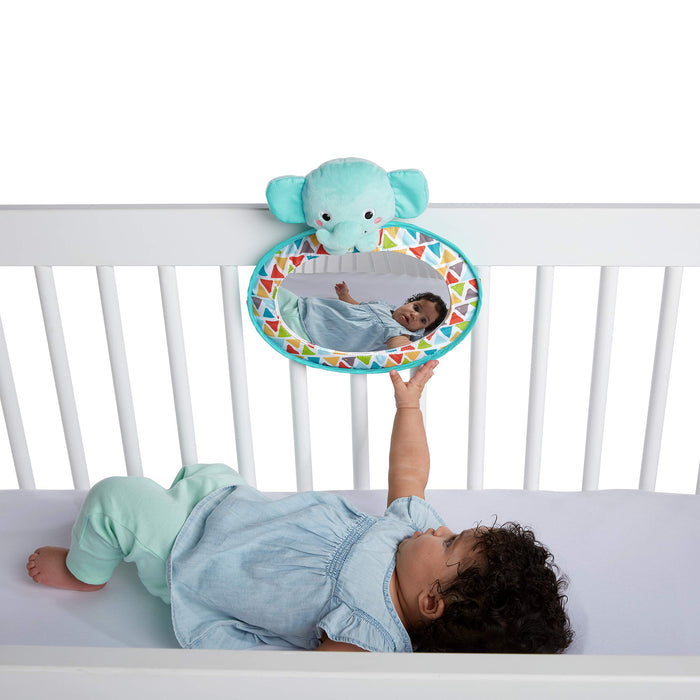 Bright Starts, See & Play Specchio Automatico per Viaggi, seggiolino Auto e Passeggino per Bambini