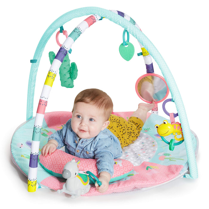 Bright Starts 12063, Palestrina Multiattività e Box 4-in-1, Rosa