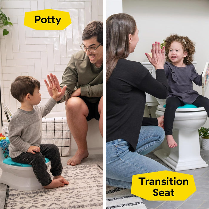 Baby Einstein Vasino Sonoro & Riduttore – WC Educativo con Suoni, Seduta Ergonomica e Contenitore Rimovibile