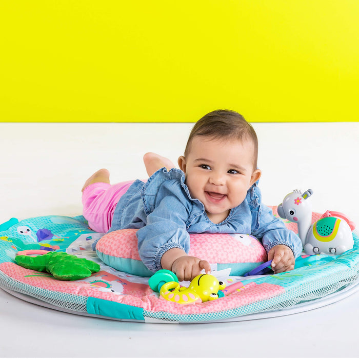 Bright Starts 12063, Palestrina Multiattività e Box 4-in-1, Rosa