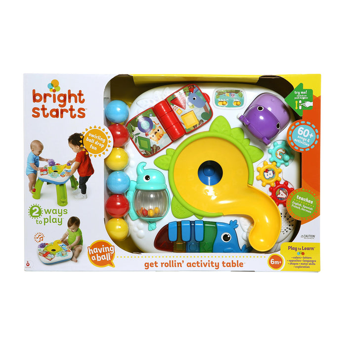 Bright Starts Tavolo attività Having a Ball Get Rollin', età 6 Mesi +
