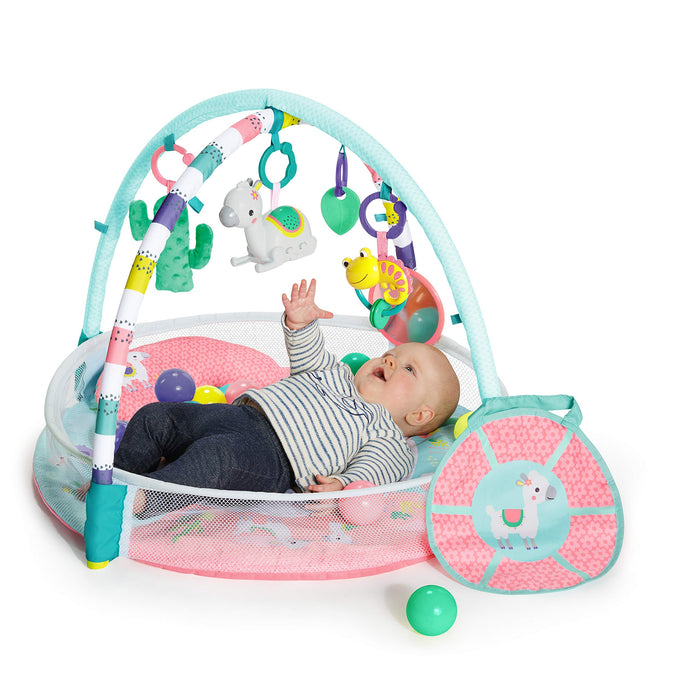 Bright Starts 12063, Palestrina Multiattività e Box 4-in-1, Rosa