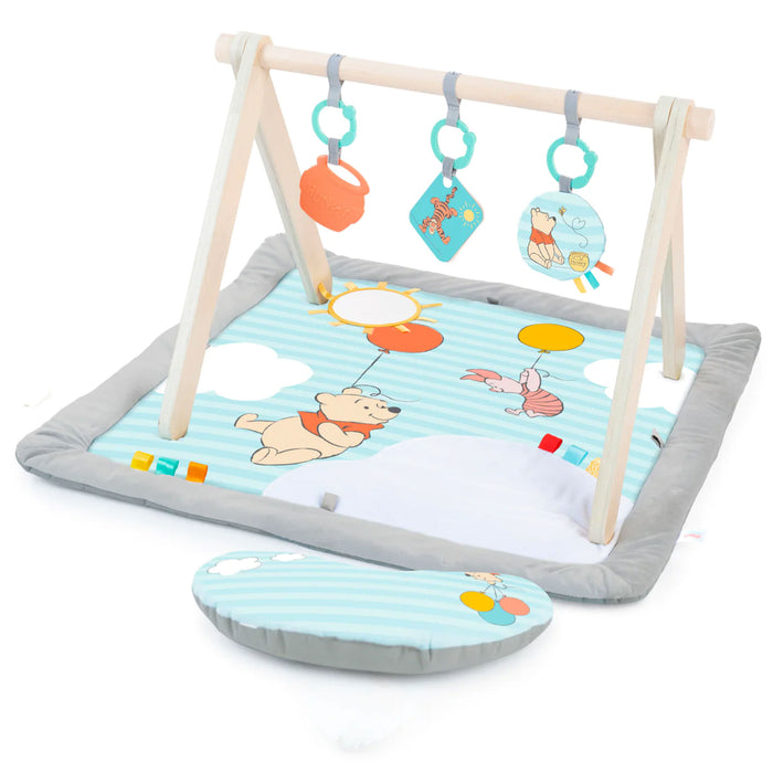 Palestrina Montessori INGENUITY WINNIE THE POOH con struttura in legno pieghevole e cuscino tummy time