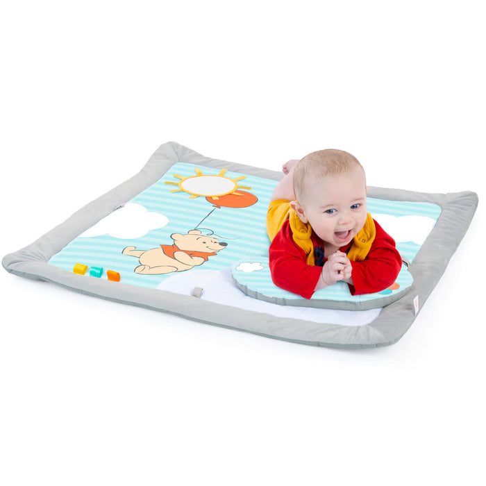 Palestrina Montessori INGENUITY WINNIE THE POOH con struttura in legno pieghevole e cuscino tummy time