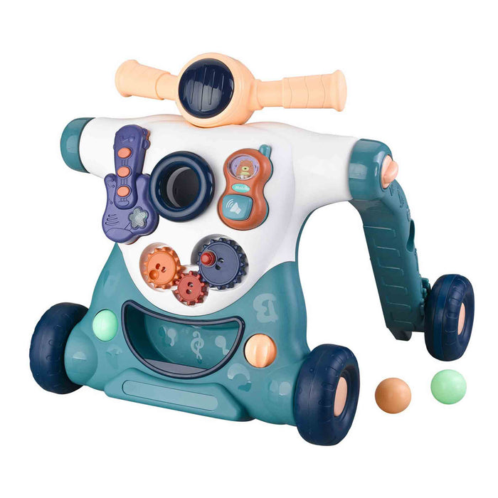 Primi Passi, Cavalcabile & Monopattino 4-in-1 ACTISTEPS BabyDan con Giochi Elettronici e Palline