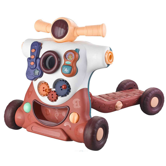 Primi Passi, Cavalcabile & Monopattino 4-in-1 ACTISTEPS BabyDan con Giochi Elettronici e Palline