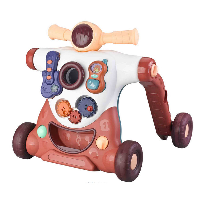 Primi Passi, Cavalcabile & Monopattino 4-in-1 ACTISTEPS BabyDan con Giochi Elettronici e Palline