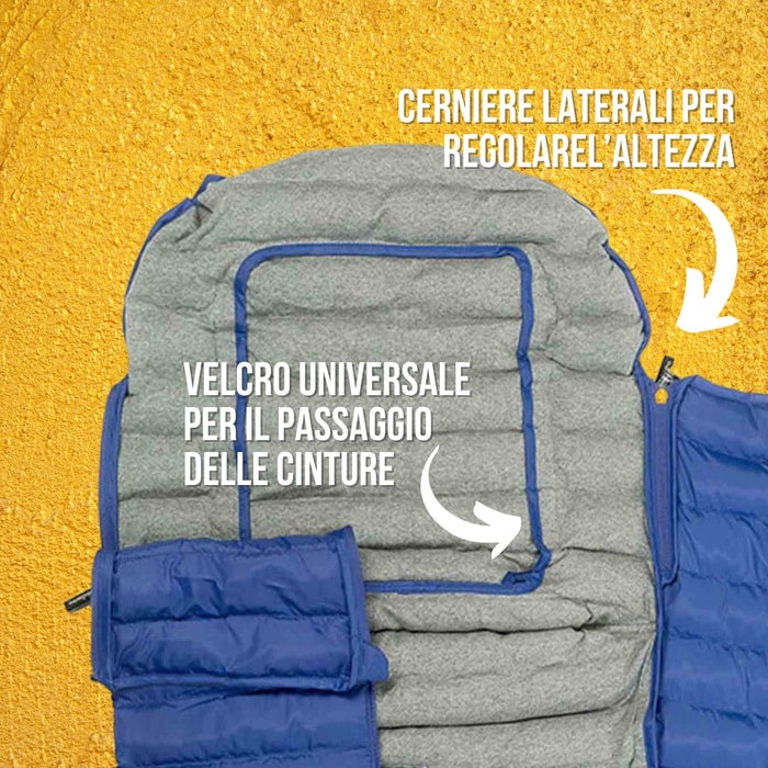 Sacco Invernale ECOLOGICO BEBE DUE Universale da Passeggino con Cerniere