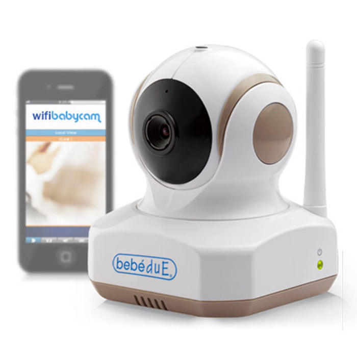 REGALATO !S! Video Monitor Wi-Fi Baby Camera BEBEDUE con zoom a colori rotante comandabile da Smartphone