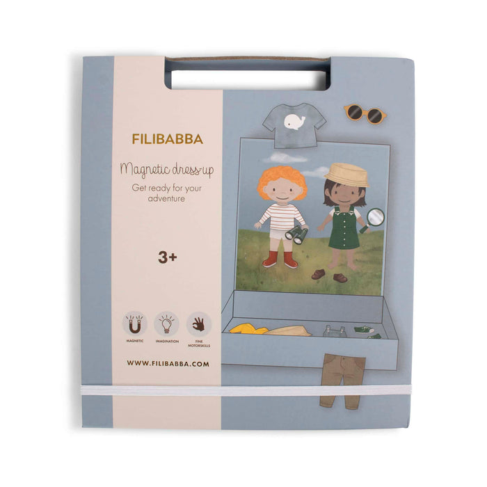 Gioco MAGNETICO Dress Up FILIBABBA con scatola regalo e trasporto