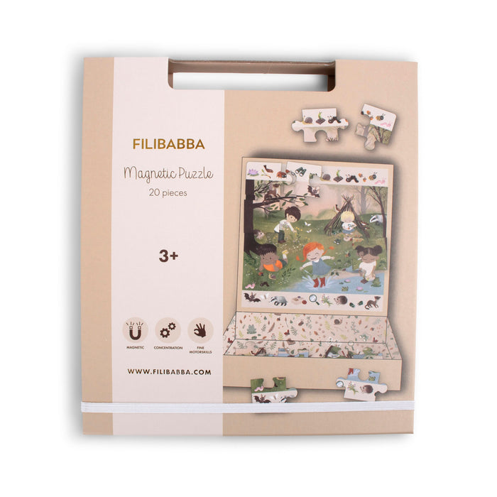 Puzzle MAGNETICO Foresta Incantata FILIBABBA con scatola regalo e trasporto