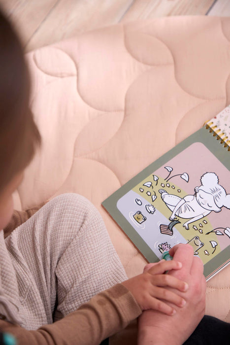 Libro da colorare ad acqua FILIBABBA La Foresta con penna inclusa