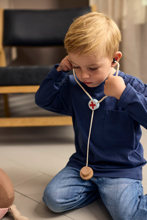 Doctor Set Valigetta Dottore FILIBABBA tanti accessori in legno con scatola
