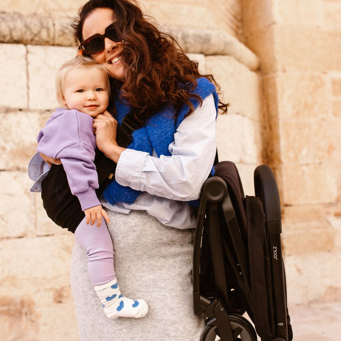 WILDRIDE Bundle Joolz AER2 Passeggino + Marsupio + Corrimano, Bagaglio a Mano, solo 6,5 kg!