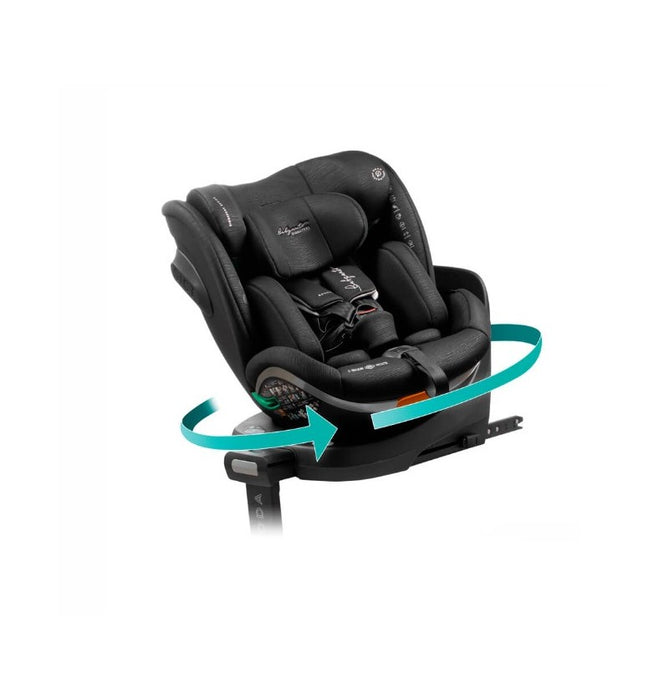 Seggiolino SCUDDA Baby Auto Gr. 0-1-2-3 dalla Nascita ai 150 cm ISOFIX e Rotazione 360°
