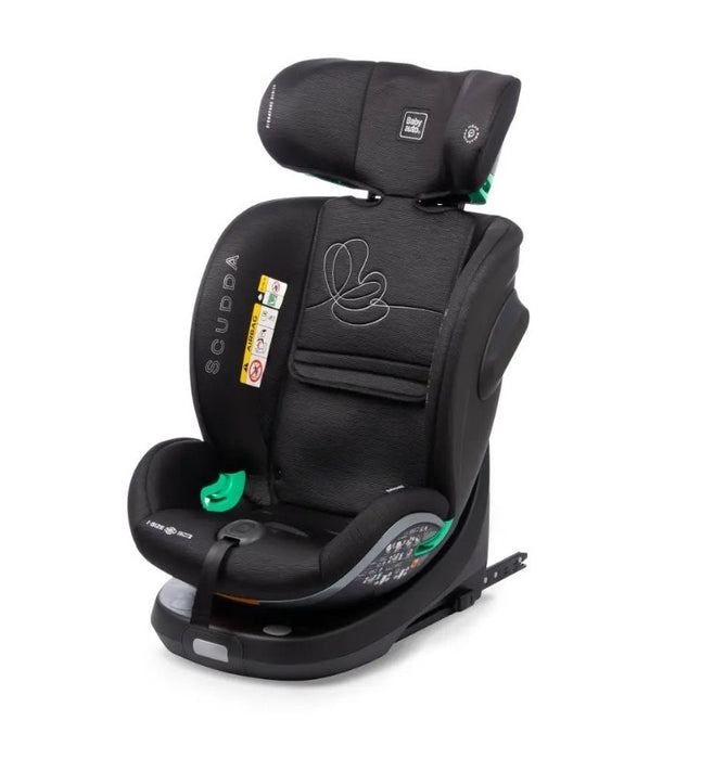 Seggiolino SCUDDA Baby Auto Gr. 0-1-2-3 dalla Nascita ai 150 cm ISOFIX e Rotazione 360°
