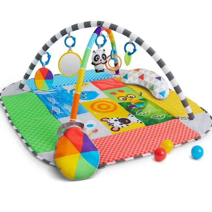 Palestrina COLOR Baby Einstein 5-in-1 ACTIVITY GYM & BALL con Bordi, Archi e Palline