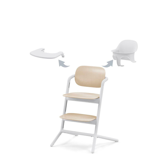 Seggiolone Pappa 3 in 1 LEMO CYBEX Evolutivo + Riduttore Tessuto Comfort Inlay