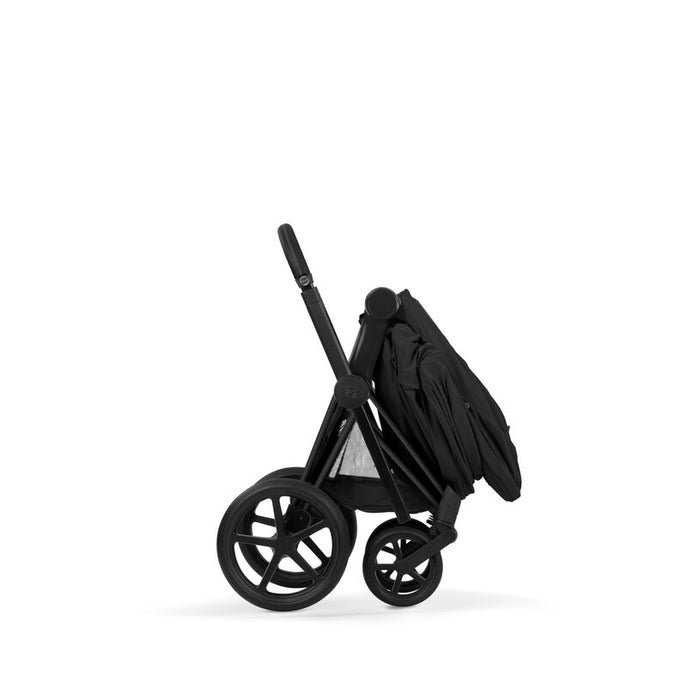TRIO Passeggino Cybex  PRIAM + Navicella Pieghevole + Ovetto Reclinabile Cloud T Plus, Extra Cittadino per tutti i terreni