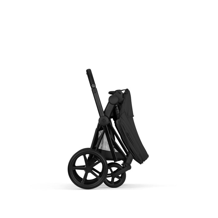 TRIO Passeggino Cybex  PRIAM + Navicella Pieghevole + Ovetto Reclinabile Cloud T Plus, Extra Cittadino per tutti i terreni
