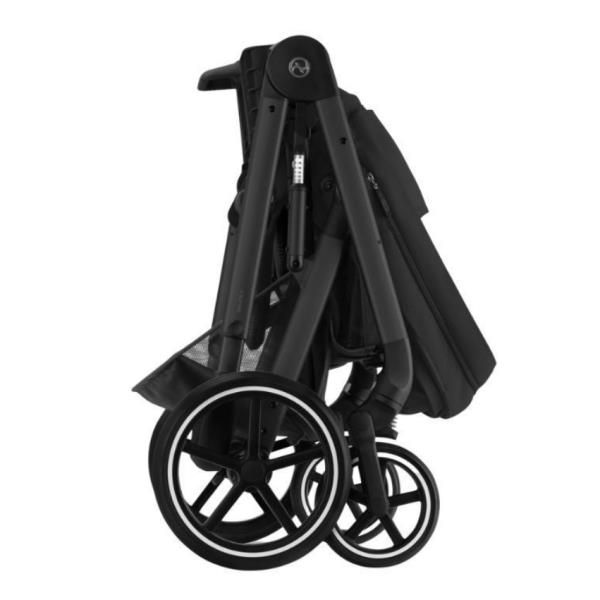 TRIO Passeggino + Navicella Cybex BALIOS S LUX Moon Black + Cloud G Fog Grey