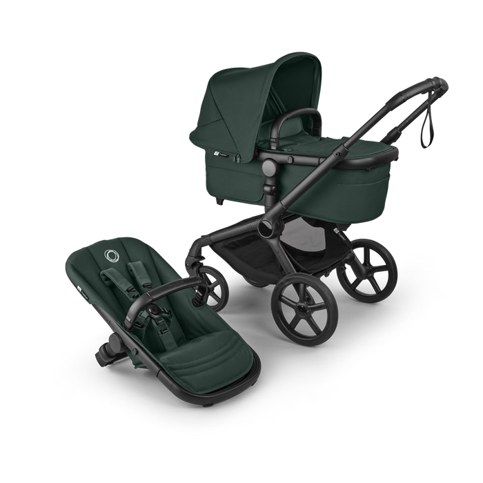 Trio FOX5 RENEW Passeggino & Navicella ALL TERRAIN Bugaboo Extra Cittadino + Ovetto Cloud T Plus Black Cybex