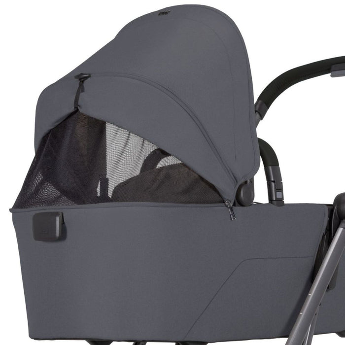 TRIO Joolz AER2 Passeggino + Navicella Stone Grey + Corrimano + Cloud G Fog Grey