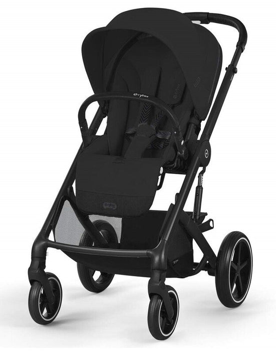 TRIO Passeggino + Navicella Cybex BALIOS S LUX Moon Black + Cloud G Fog Grey