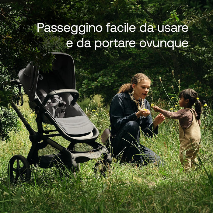 Trio FOX5 RENEW Passeggino & Navicella ALL TERRAIN Bugaboo Extra Cittadino + Ovetto Cloud T Plus Black Cybex