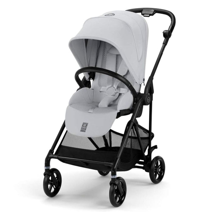 TRIO Passeggino + Navicella Cybex MELIO CARBON Fog Grey + Cloud G + SNOGGA OMAGGIO