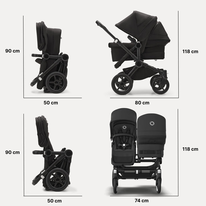 Donkey5 Bugaboo -20% - 2 Passeggini & Navicelle Extra Cittadino Stormy Blue