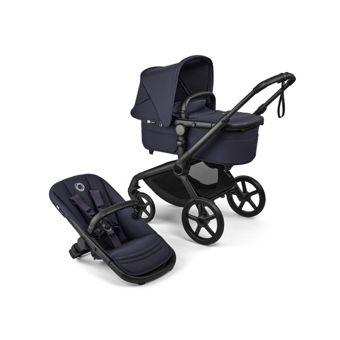 Trio FOX5 RENEW Passeggino & Navicella ALL TERRAIN Bugaboo Extra Cittadino + Ovetto Cloud T Plus Black Cybex