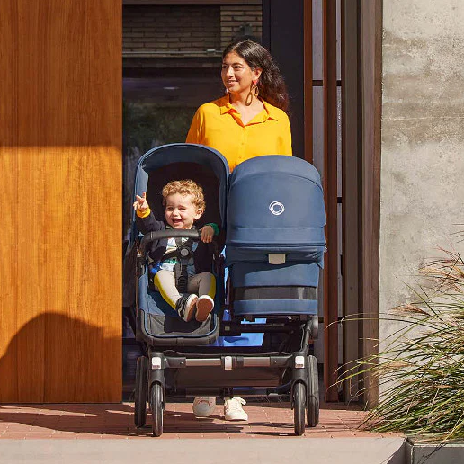Donkey5 Bugaboo -20% - 2 Passeggini & Navicelle Extra Cittadino Stormy Blue