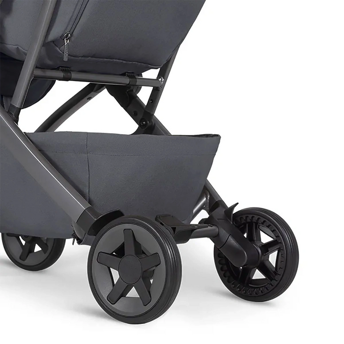 TRIO Joolz AER2 Passeggino + Navicella Stone Grey + Corrimano + Cloud G Fog Grey